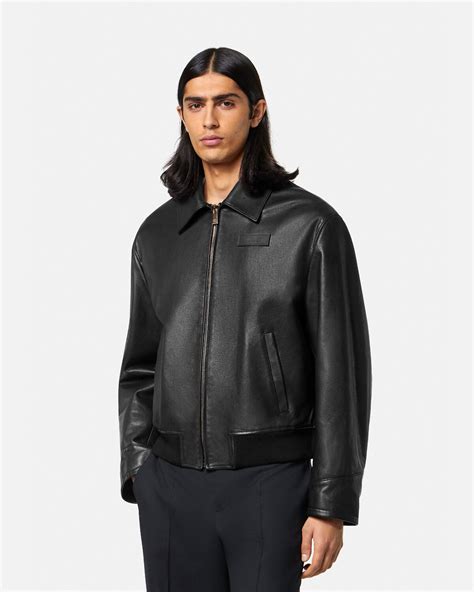 versace leather box|versace leather jacket price.